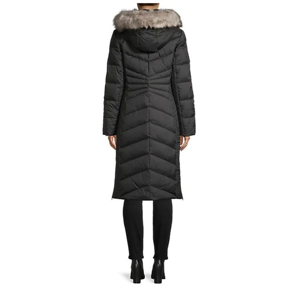 Anne Klein | Hooded Puffer Coat - Picture 2 of 3